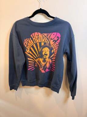 Authentic Hendrix The Jimi Hendrix Experience Graphic Crewneck Sweatshirt